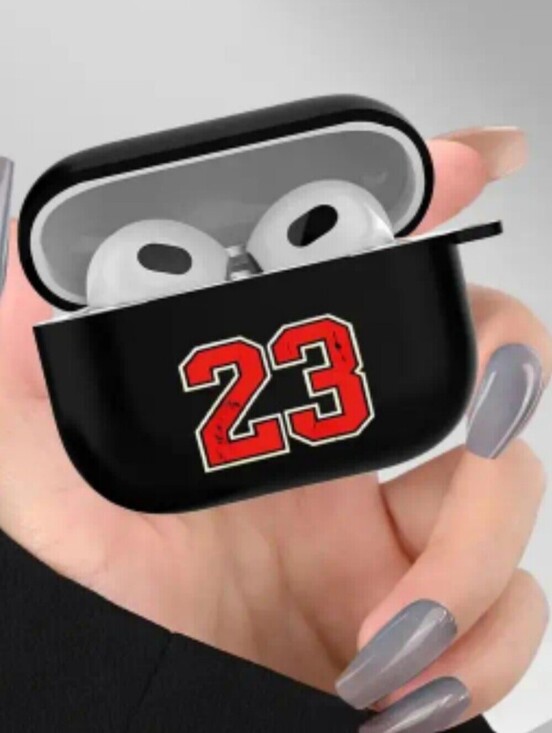 Michael Jordan Other - AIRPOD 3 Michael Jordan #23 Black Wireless Earbuds Charging Case